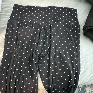 SHEIN Black and White Polka Dot Leggings